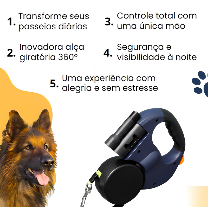 Coleira Dupla - GlowPro
