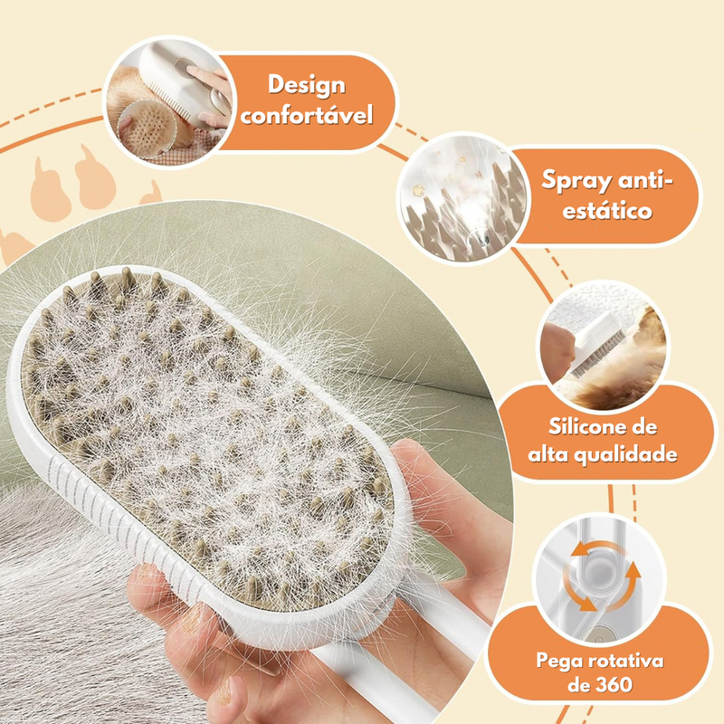 VaporBrush - Higiene e Conforto de Pets
