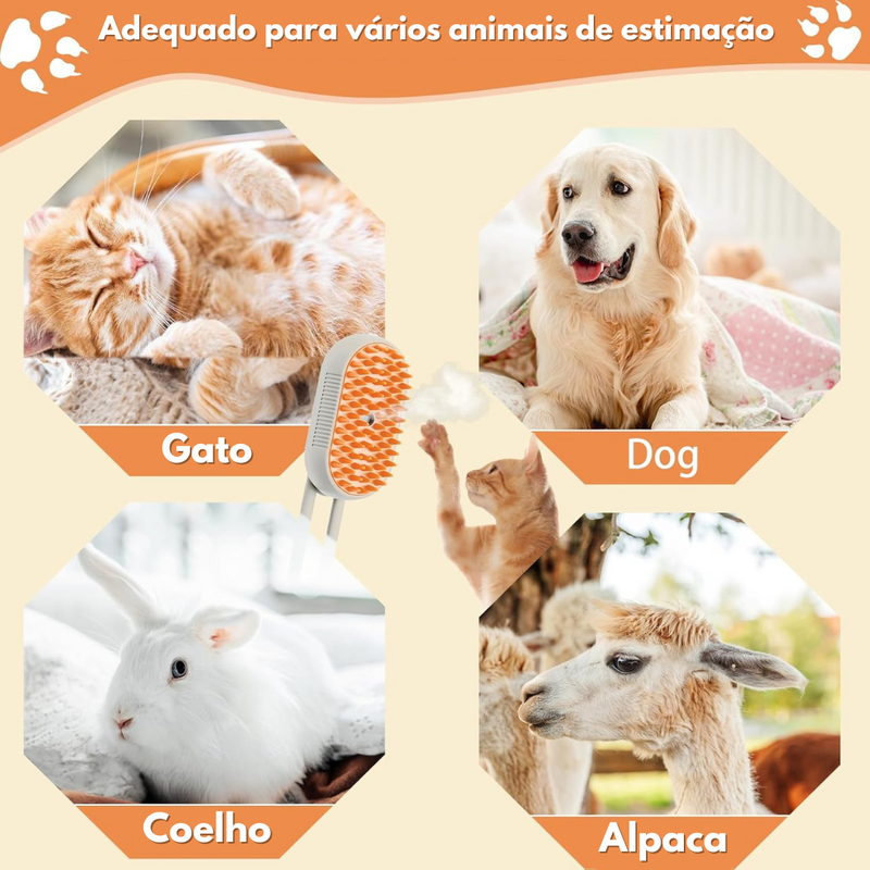 VaporBrush - Higiene e Conforto de Pets